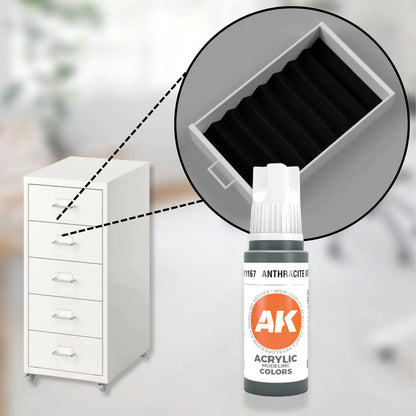 12-22mL Hobby Paint Organizer | Fits IKEA Helmer