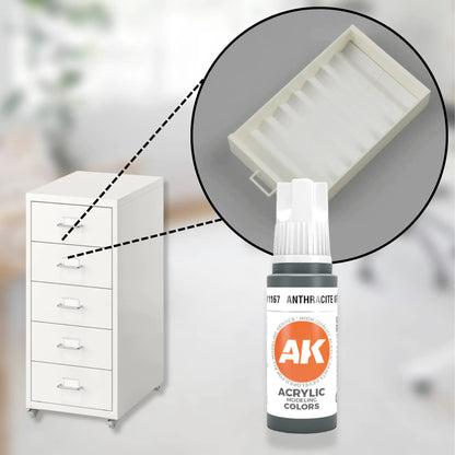 12-22mL Hobby Paint Organizer | Fits IKEA Helmer
