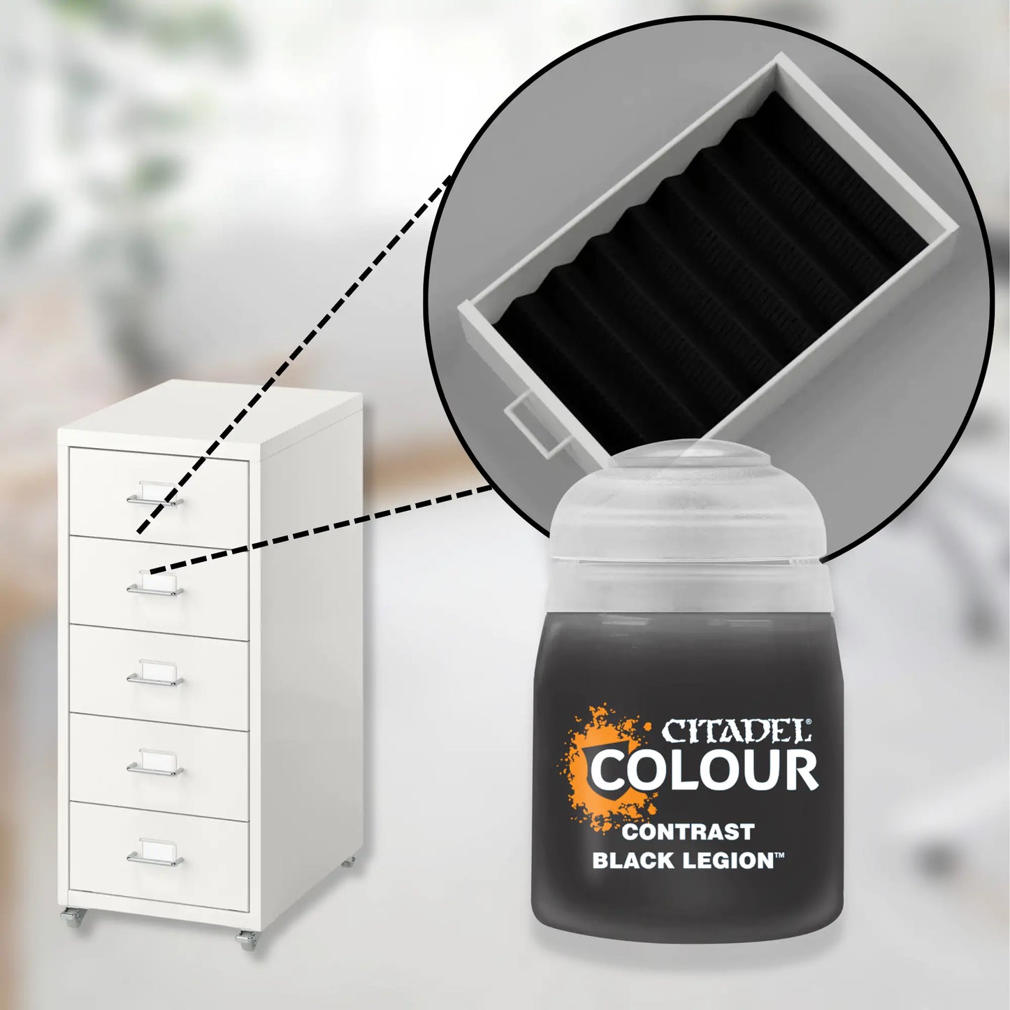 12-22mL Hobby Paint Organizer | Fits IKEA Helmer