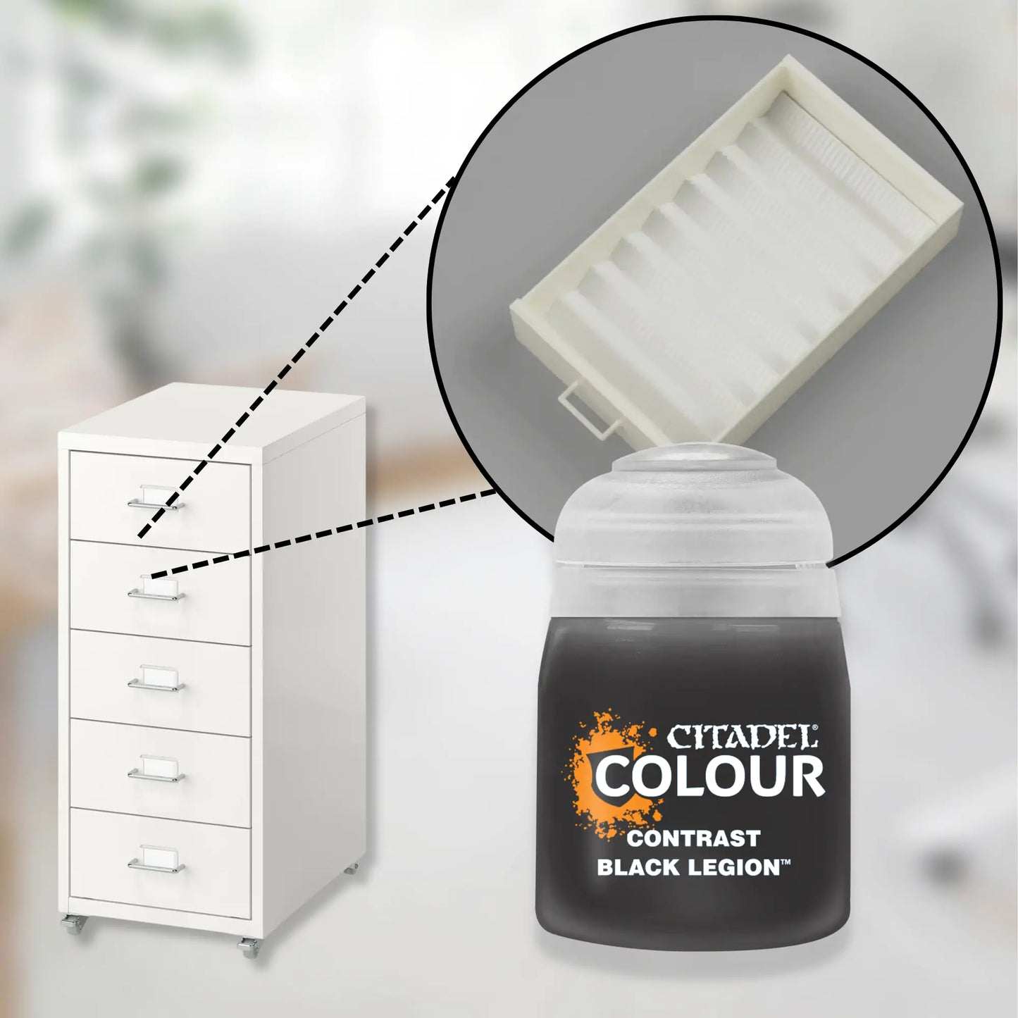 12-22mL Hobby Paint Organizer | Fits IKEA Helmer