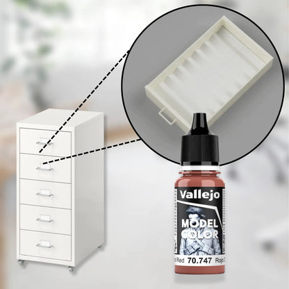 12-22mL Hobby Paint Organizer | Fits IKEA Helmer
